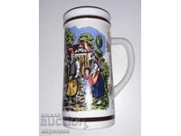 ГОЛЯМА КРАСИВА ХАЛБА. ПОРЦЕЛАН