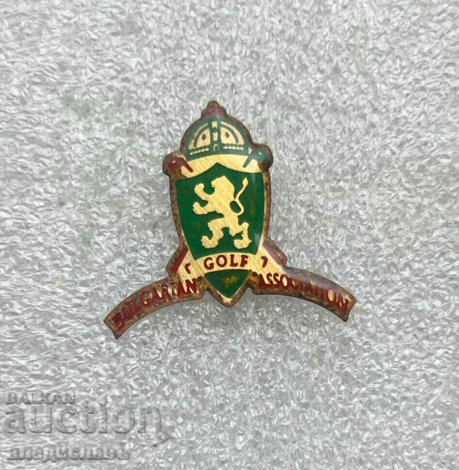 Bulgarian Golf Association badge without clasp!