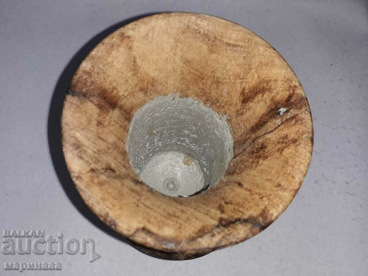 Delivery of VASE. EXOTIC WOOD