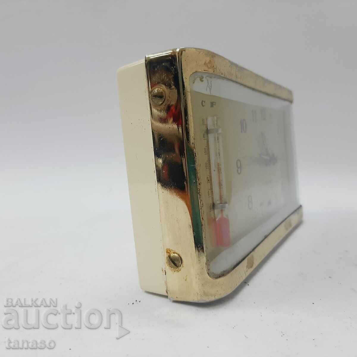 Old Chinese alarm clock with thermometer(1.5) with price 10.00 BGN | € 5.11 Old Chinese alarm clock with thermometer(1.5) with price 10.00 BGN | € 5.11