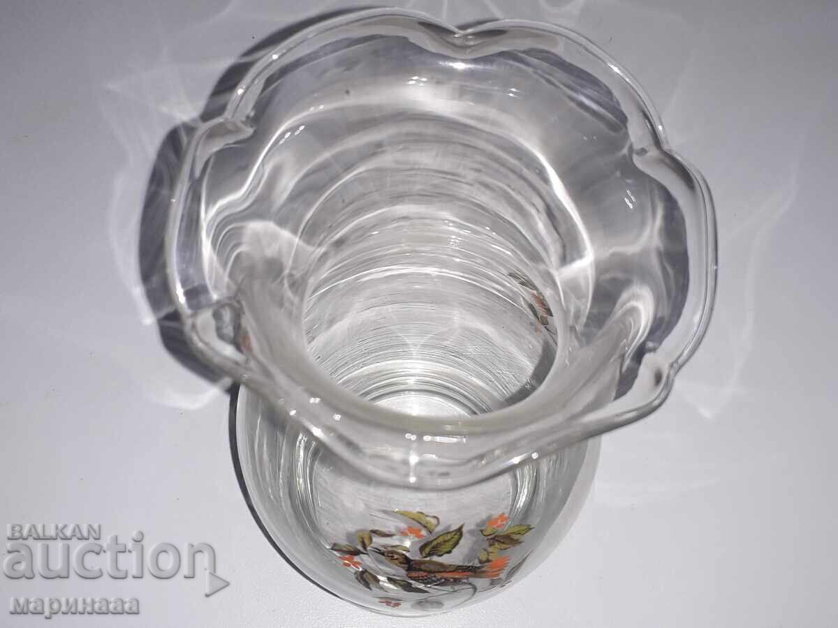 Delivery of OLD GLASS VASE