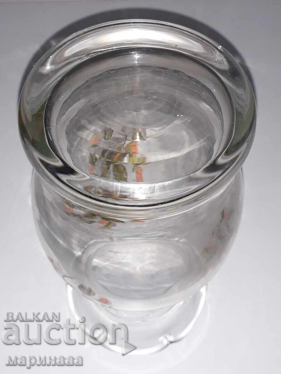 OLD GLASS VASE - 5