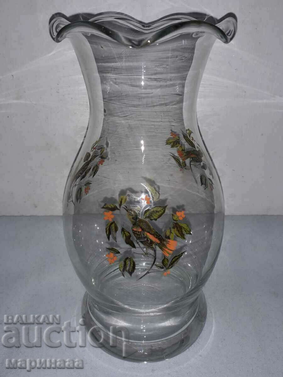 OLD GLASS VASE