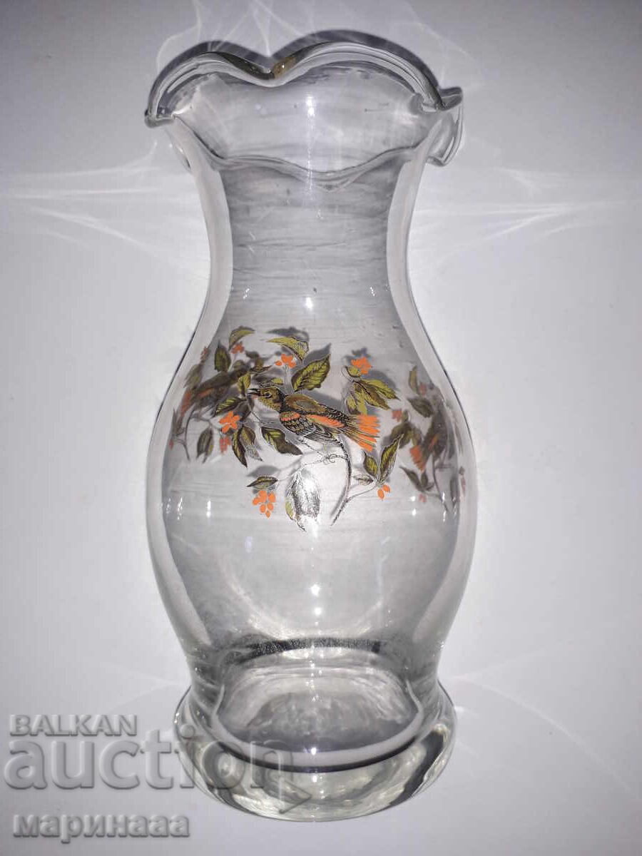 OLD GLASS VASE