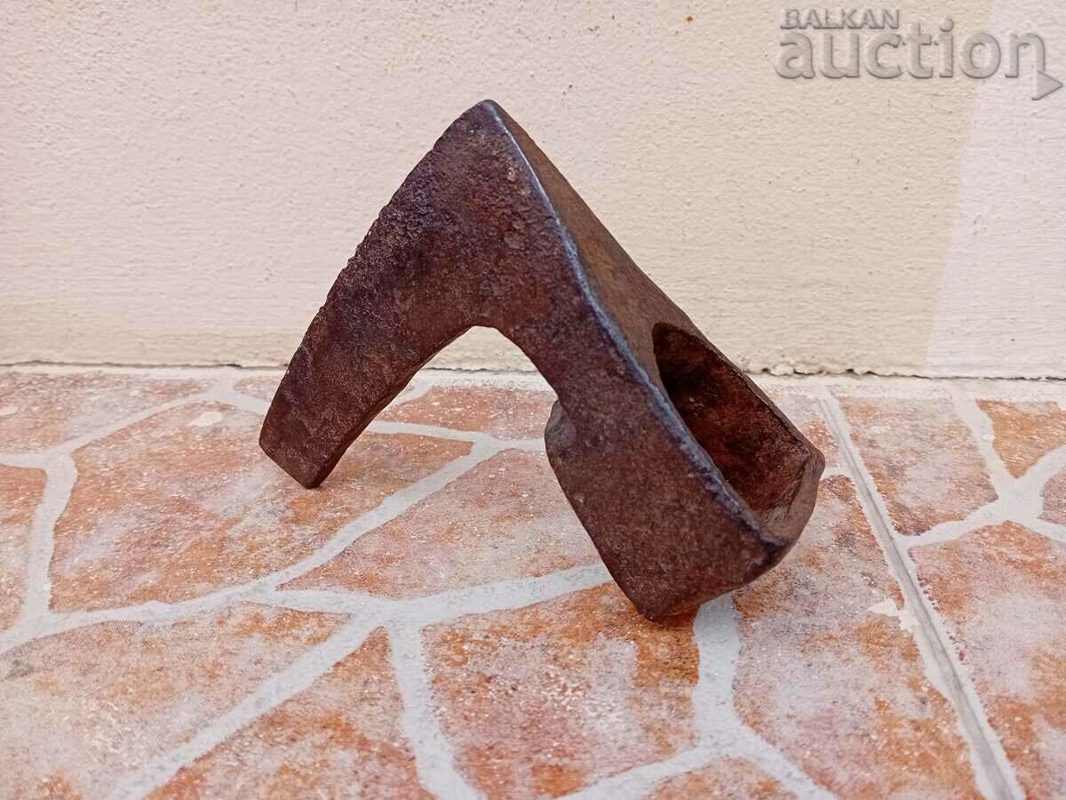 Old small axe, axe, saber blade wrought iron with price 21.00 BGN | € 10.74 Old small axe, axe, saber blade wrought iron with price 21.00 BGN | € 10.74