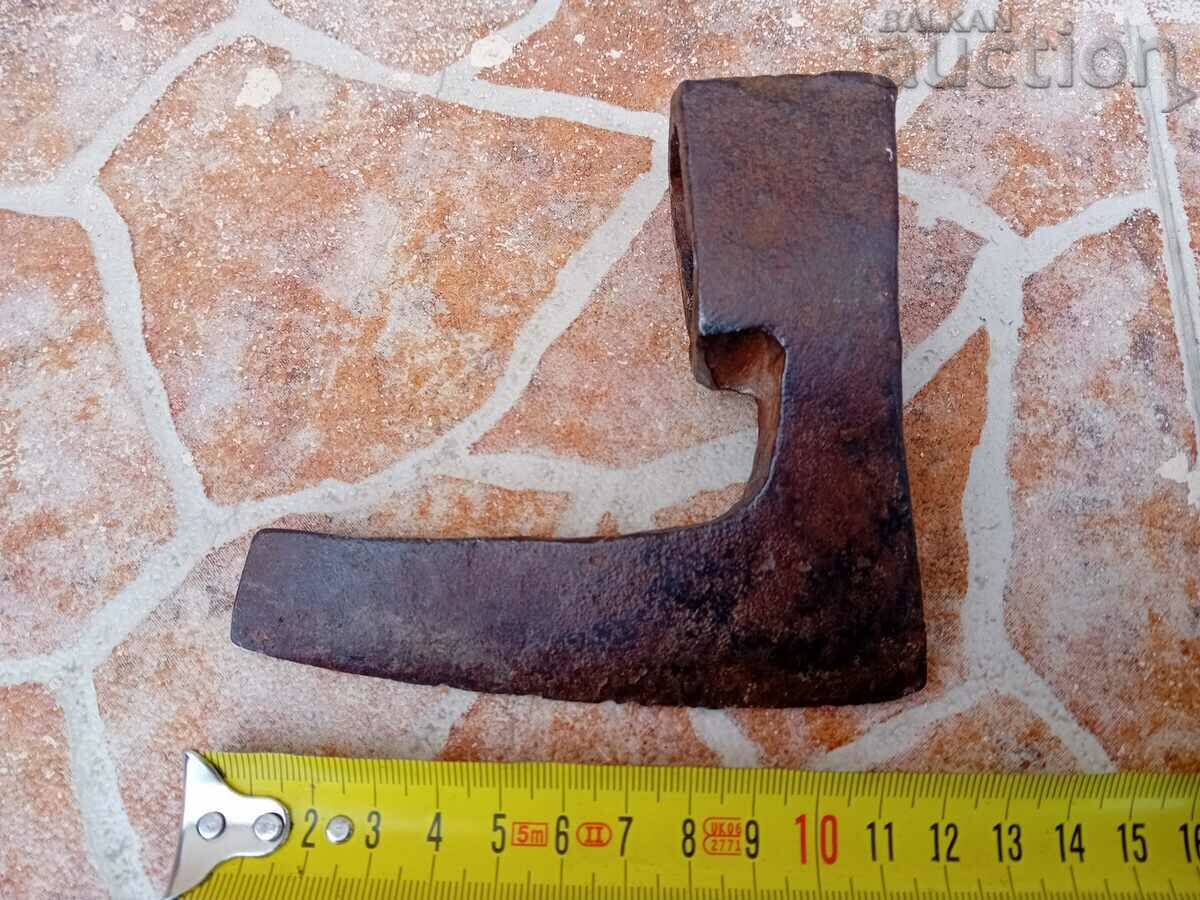 Auction Old small axe, axe, saber blade wrought iron Auction Old small axe, axe, saber blade wrought iron