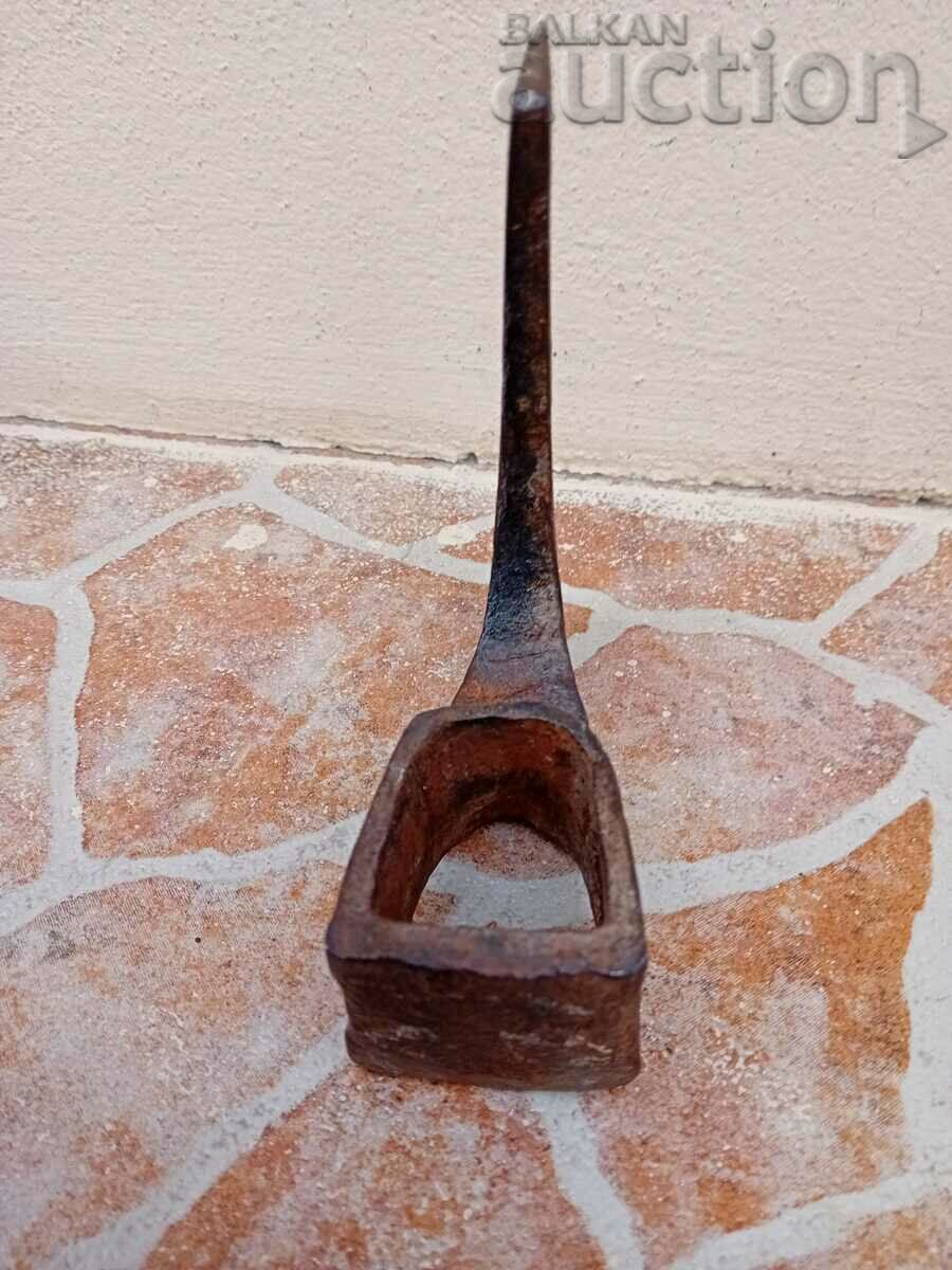 Old small axe, axe, saber blade wrought iron - 6 Old small axe, axe, saber blade wrought iron - 6