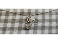 SILVER PENDANT PLAYBOY 2.78 GRAMS / 925 SALT