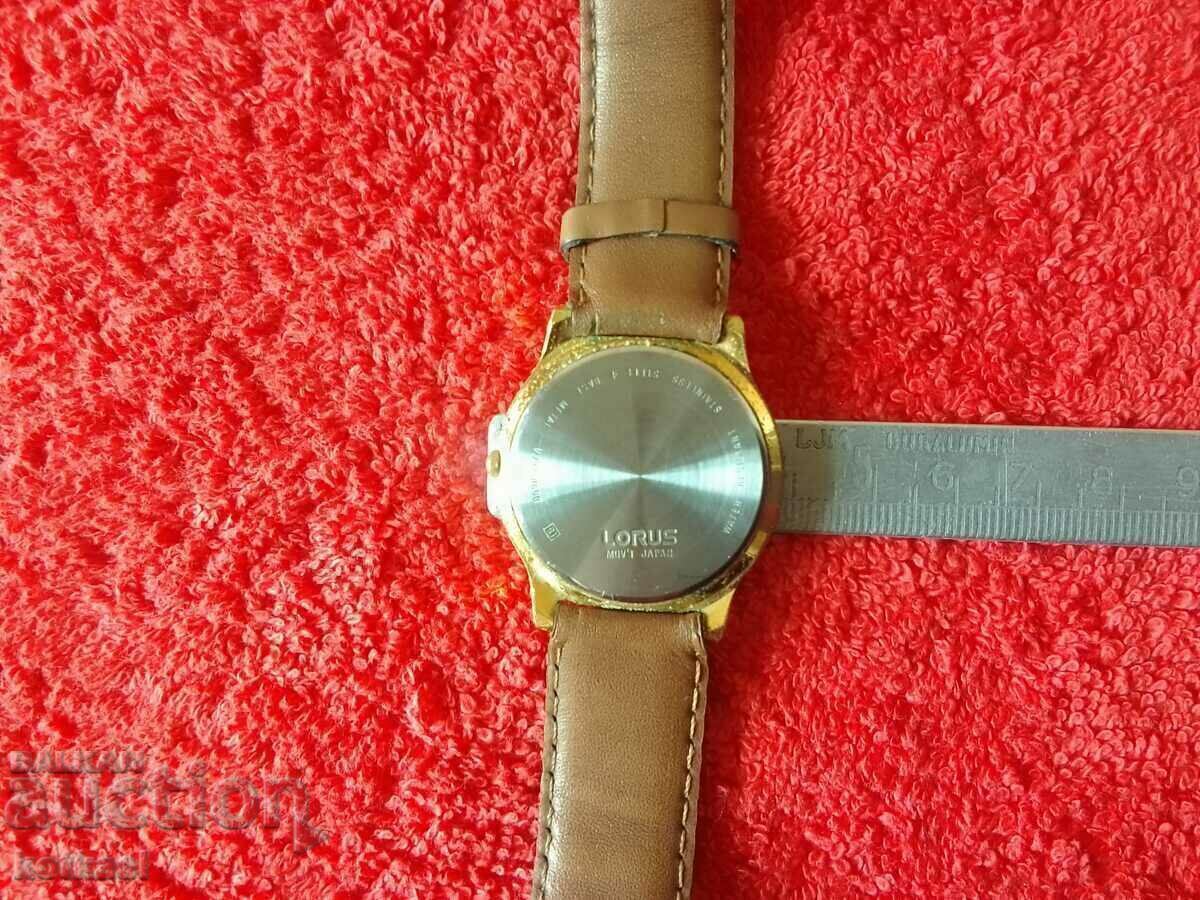 Old LORUS JAPAN quartz gold plated men's watch with price 165.50 BGN | € 84.62