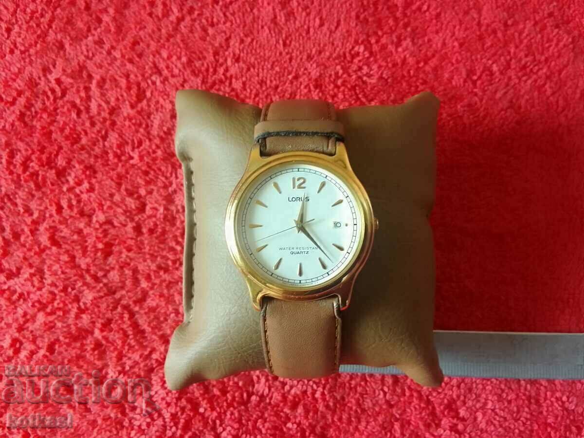 Delivery of Old LORUS JAPAN quartz gold plated men's watch