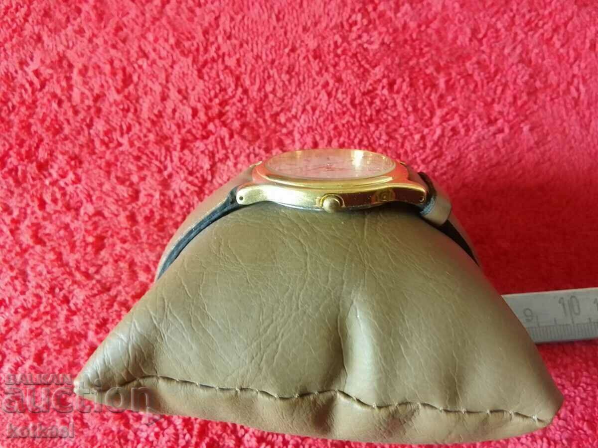 Old LORUS JAPAN quartz gold plated men's watch - 6