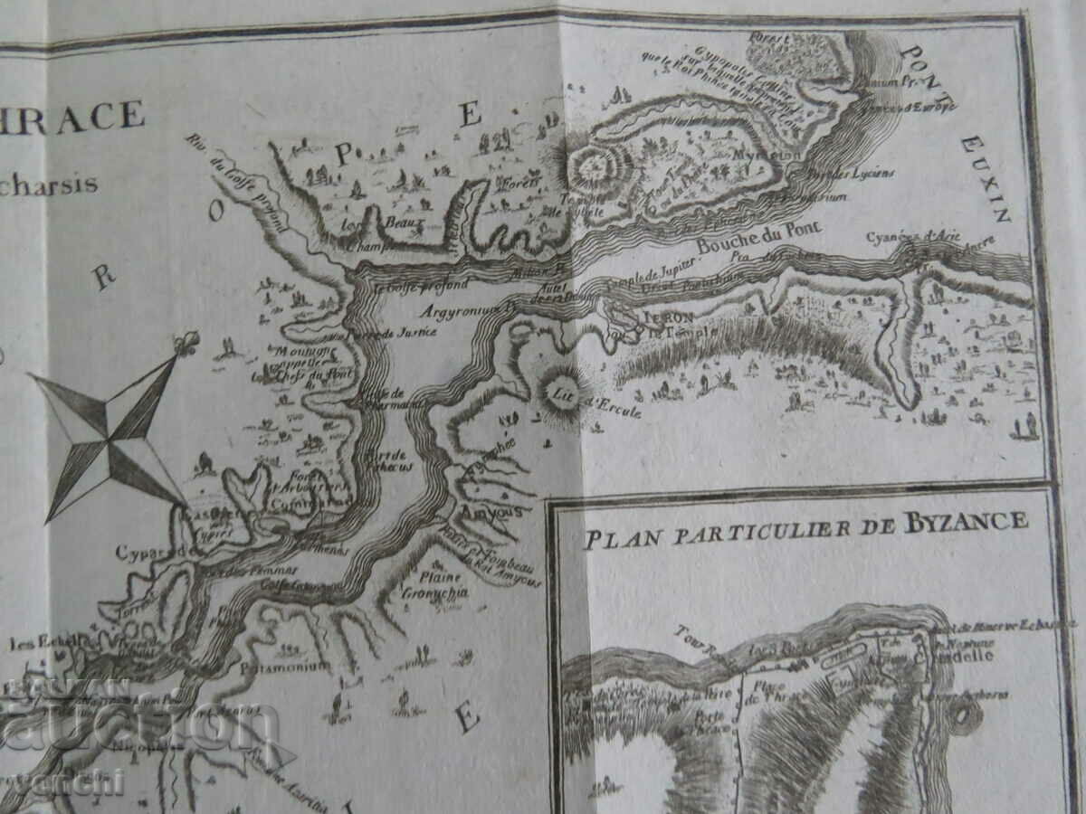 Delivery of 1791 - MAP OF THE BOSPORUS STRAIT, TURKEY - BOCAGE - ORIGINAL + Delivery of 1791 - MAP OF THE BOSPORUS STRAIT, TURKEY - BOCAGE - ORIGINAL +