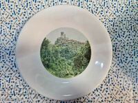 Porcelain wall plate