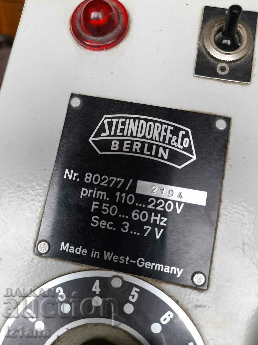 Auction Old Steindorf power supply Auction Old Steindorf power supply