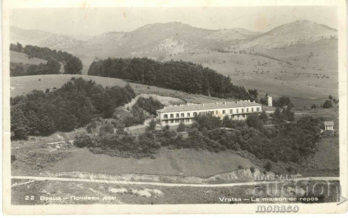 Old postcard - Vratsa, Holiday home