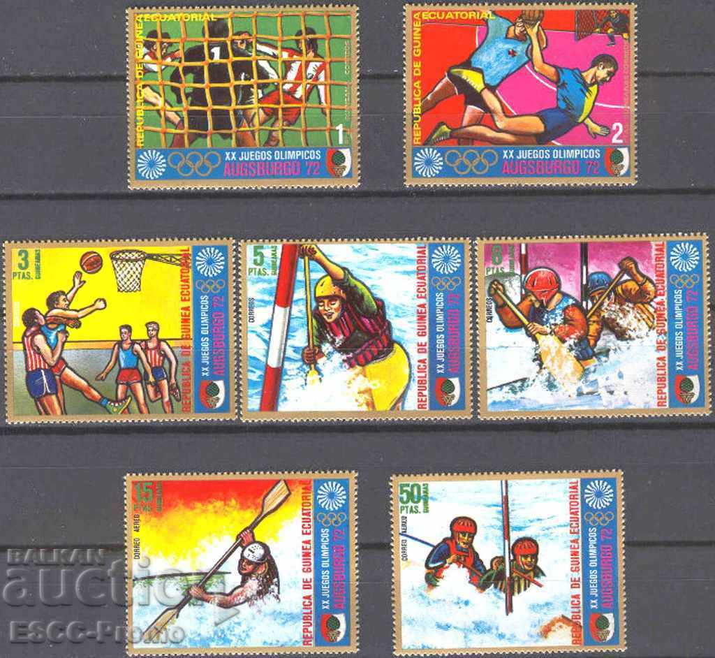 Pure stamps Olympic Games Munich 1972 Equatorial Guinea