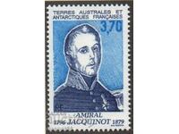 1996 Fr. South. and Antarctic Territory. Admiral Jacquino, 1796-1879.
