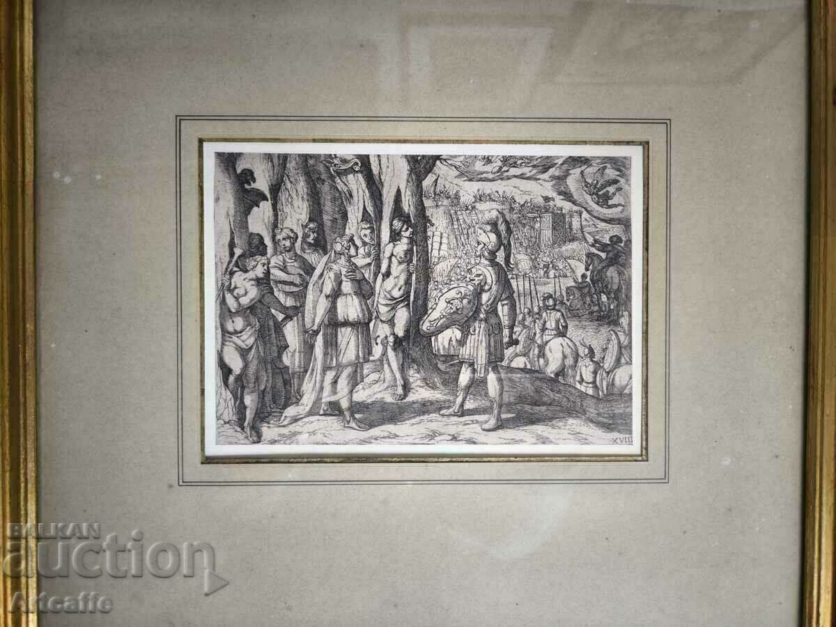 Etching Antonio Tempesta with price 400.00 BGN | € 204.52 Etching Antonio Tempesta with price 400.00 BGN | € 204.52