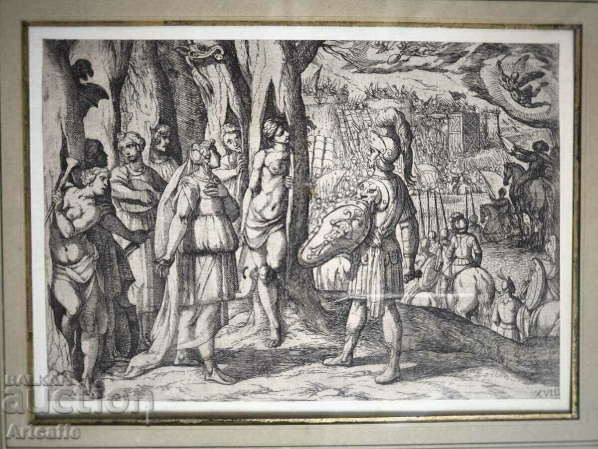 Auction Etching Antonio Tempesta Auction Etching Antonio Tempesta