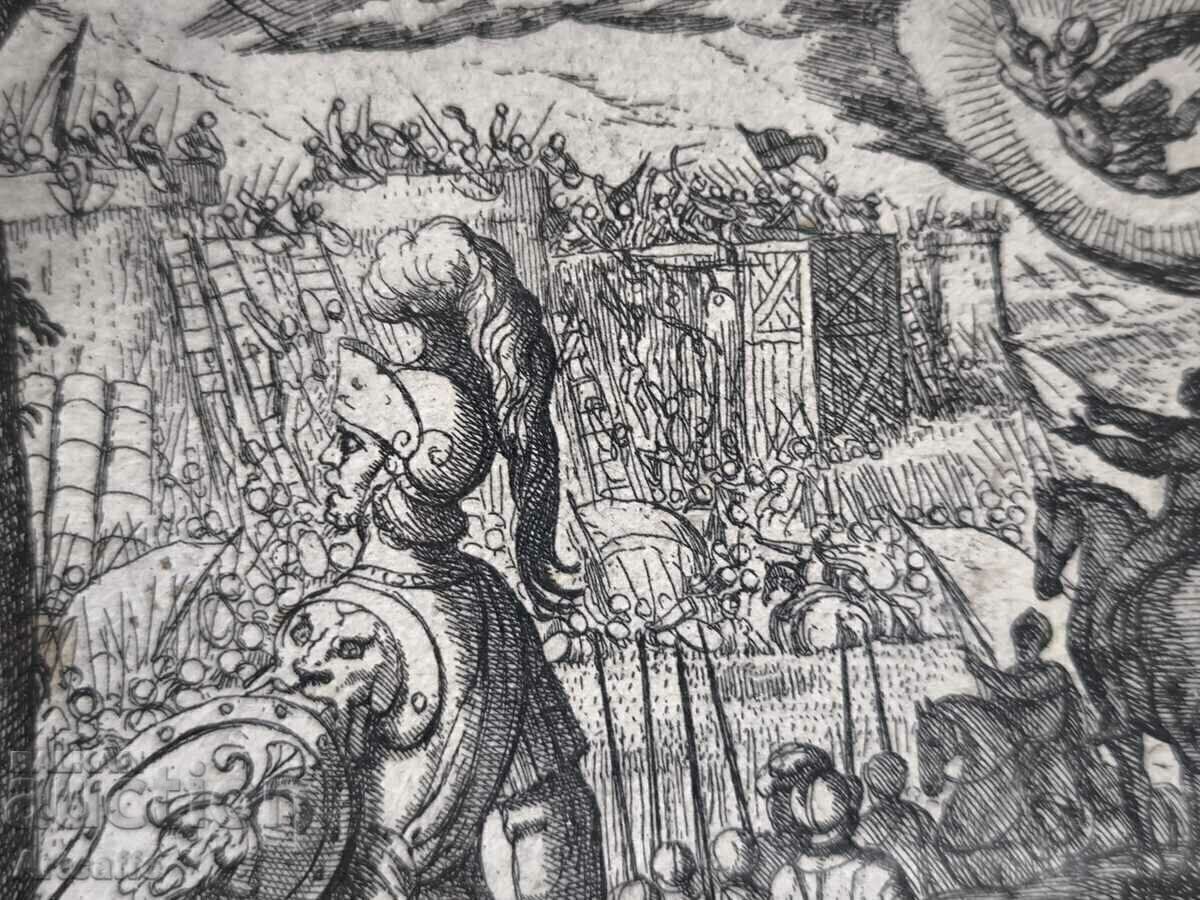 Etching Antonio Tempesta - 6 Etching Antonio Tempesta - 6