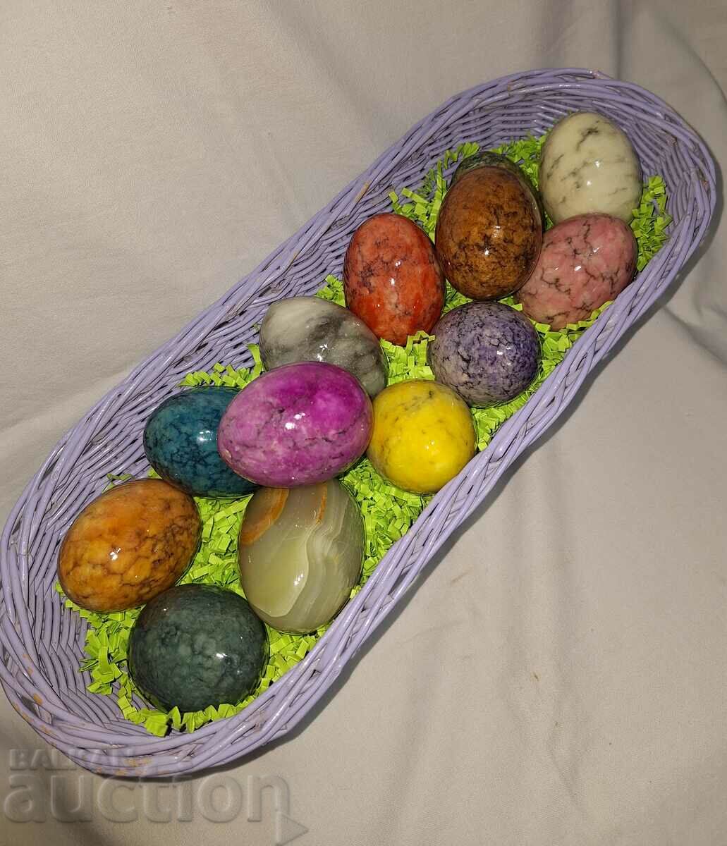 Onyx Egg Basket--13 pieces