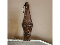 Wooden wall mask