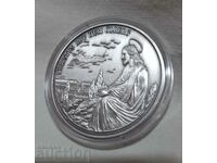 Сребро плакет 999--История на християнството,в капсула