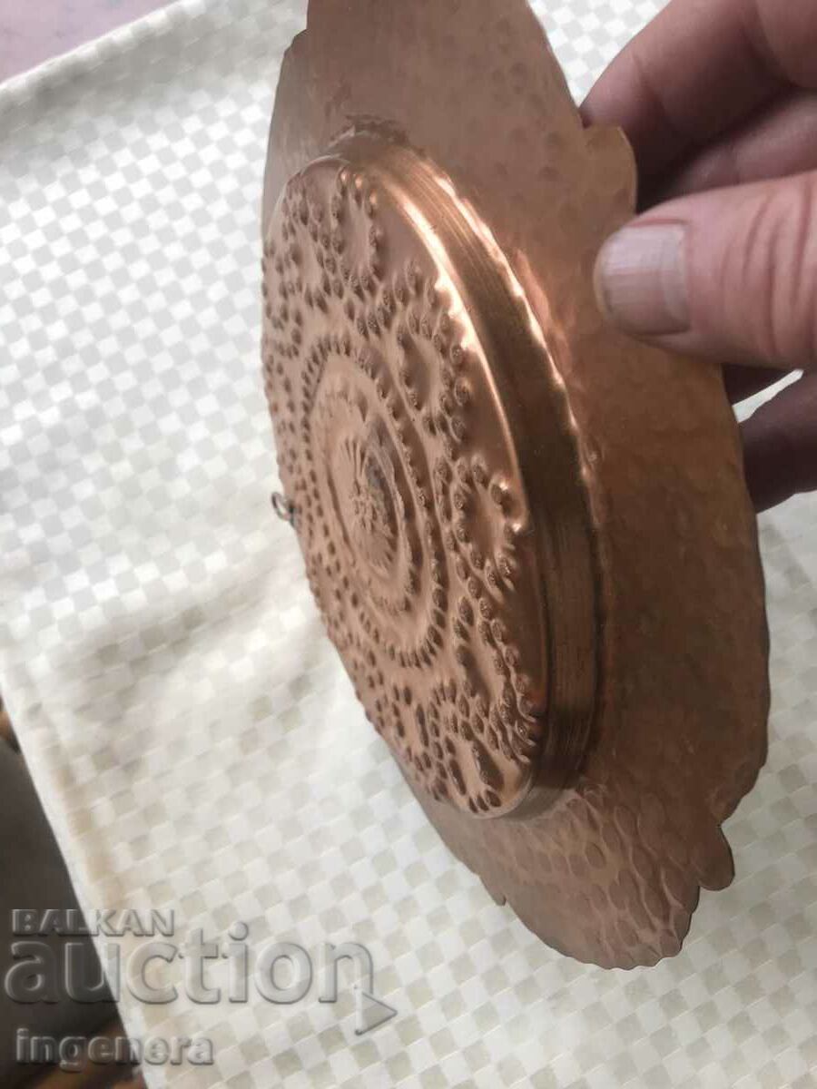 PANEL PLATE FOR WALL WITH COPPER ORNAMENTS - 5 PANEL PLATE FOR WALL WITH COPPER ORNAMENTS - 5