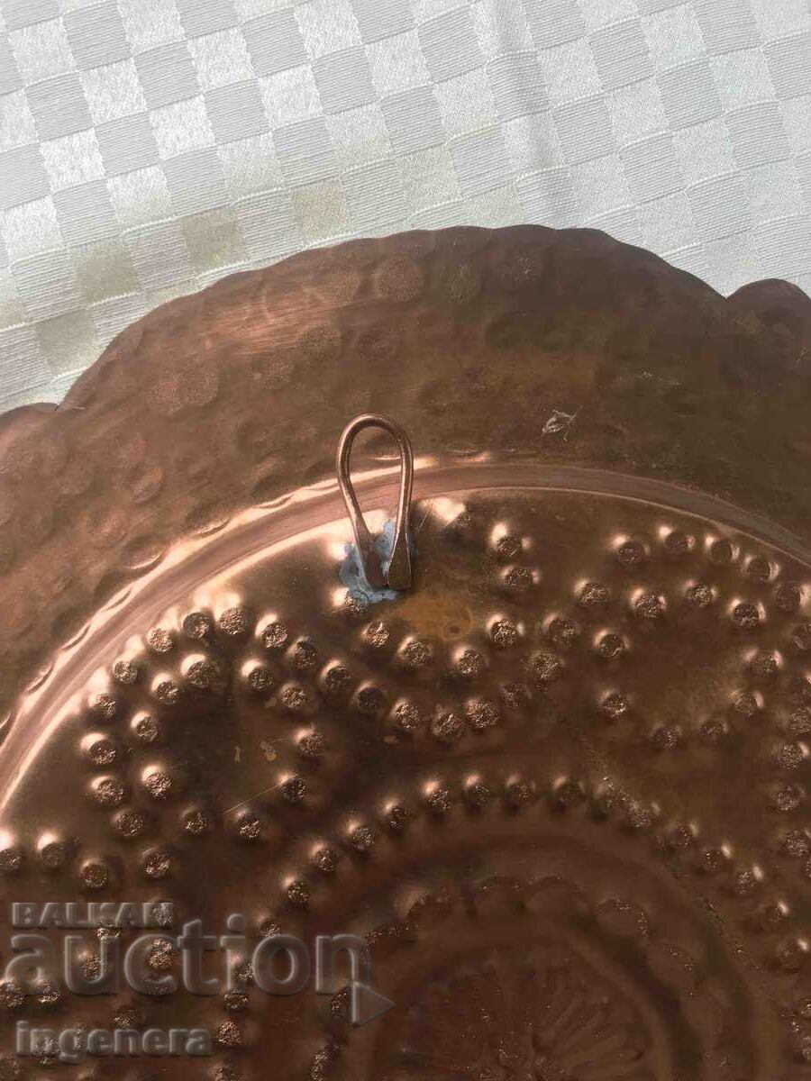 PANEL PLATE FOR WALL WITH COPPER ORNAMENTS - 7 PANEL PLATE FOR WALL WITH COPPER ORNAMENTS - 7