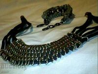 necklace is a bracelet made of steel for costume