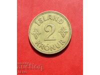 Iceland-2 kroner 1940-rare