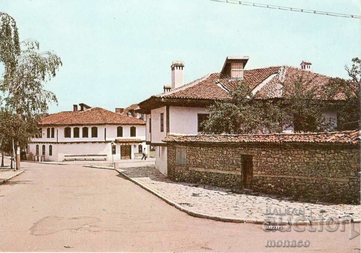 Παλιά καρτ ποστάλ - Berkovitsa, Παλιά σπίτια