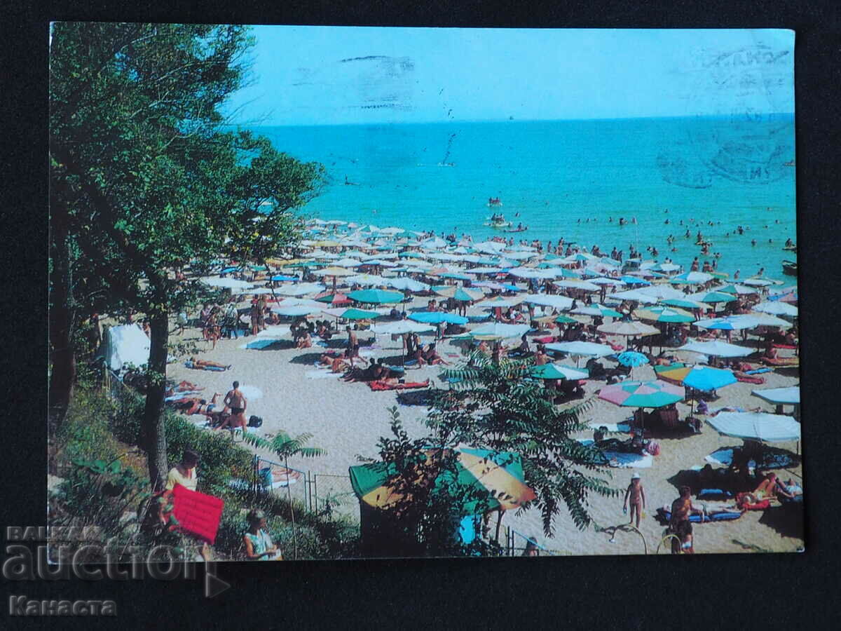 Варна Дружба централният плаж марка 1982    К407