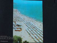 Варна Златни пясъци гледка плажът 1976   К407