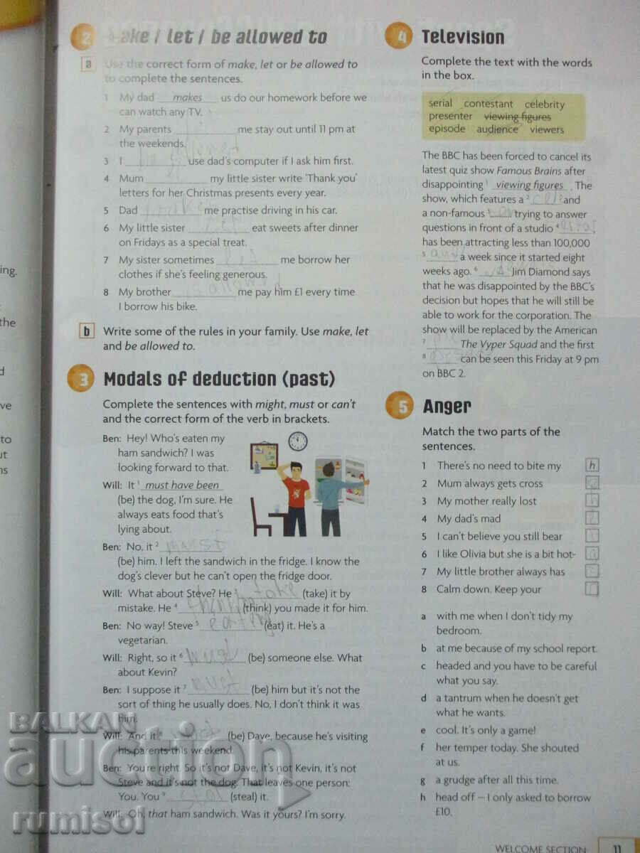 Auction English in Mind - Student's Book 4 - Herbert Puchta Auction English in Mind - Student's Book 4 - Herbert Puchta