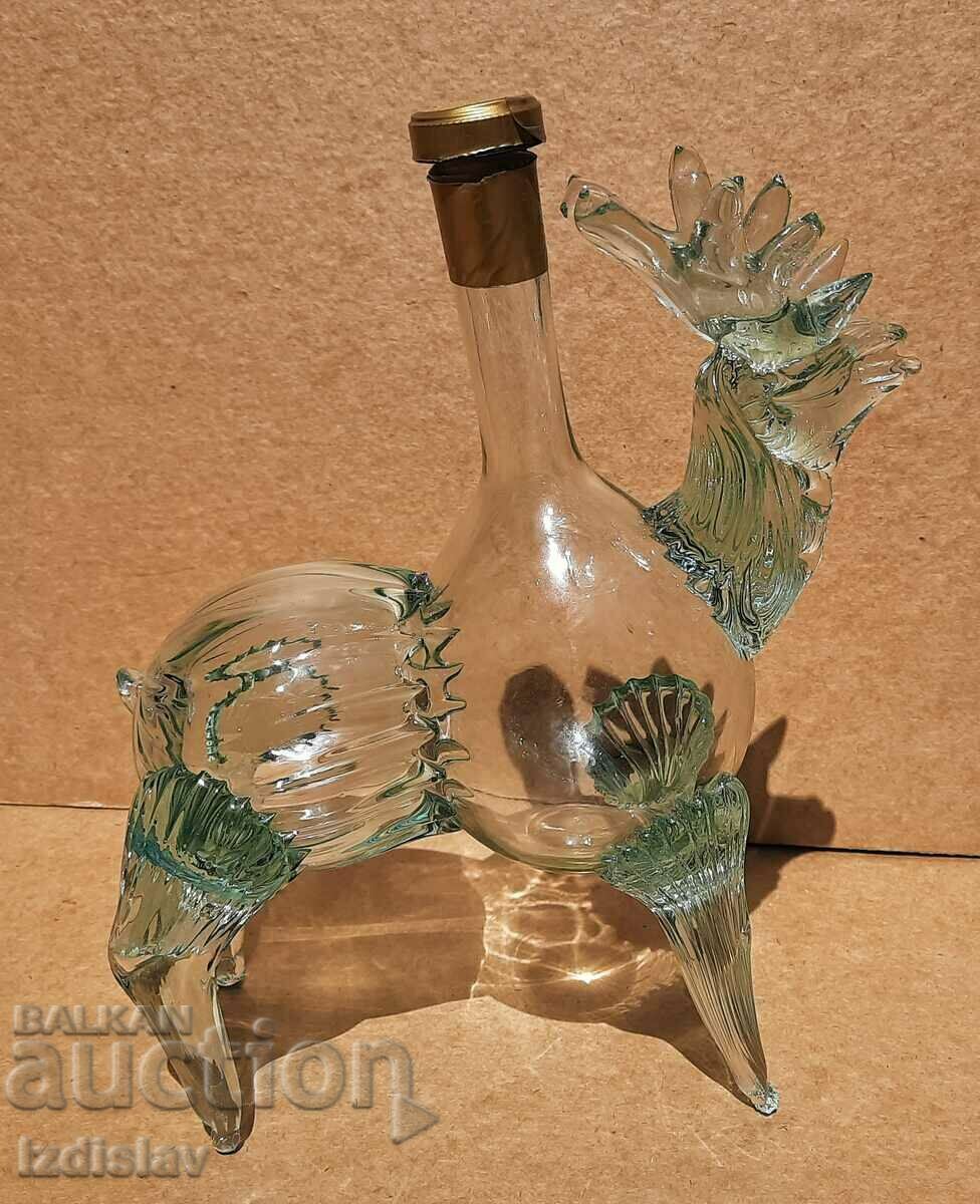Стара бутилка във формата на елен ръчна изработка