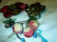 Lot of 10 used brooches