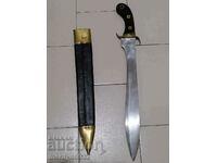 Marine cleaver with kaniya 19th century saber knife bayonet dagger blade