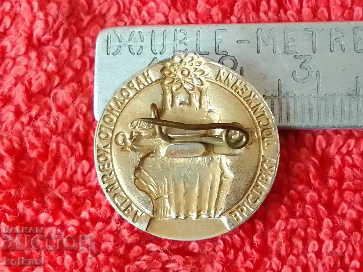 Old badge VYSTAVKA DOSTIZHENI NARODNOGO HOZAYASTVA USSR with price 10.50 BGN | € 5.37 Old badge VYSTAVKA DOSTIZHENI NARODNOGO HOZAYASTVA USSR with price 10.50 BGN | € 5.37