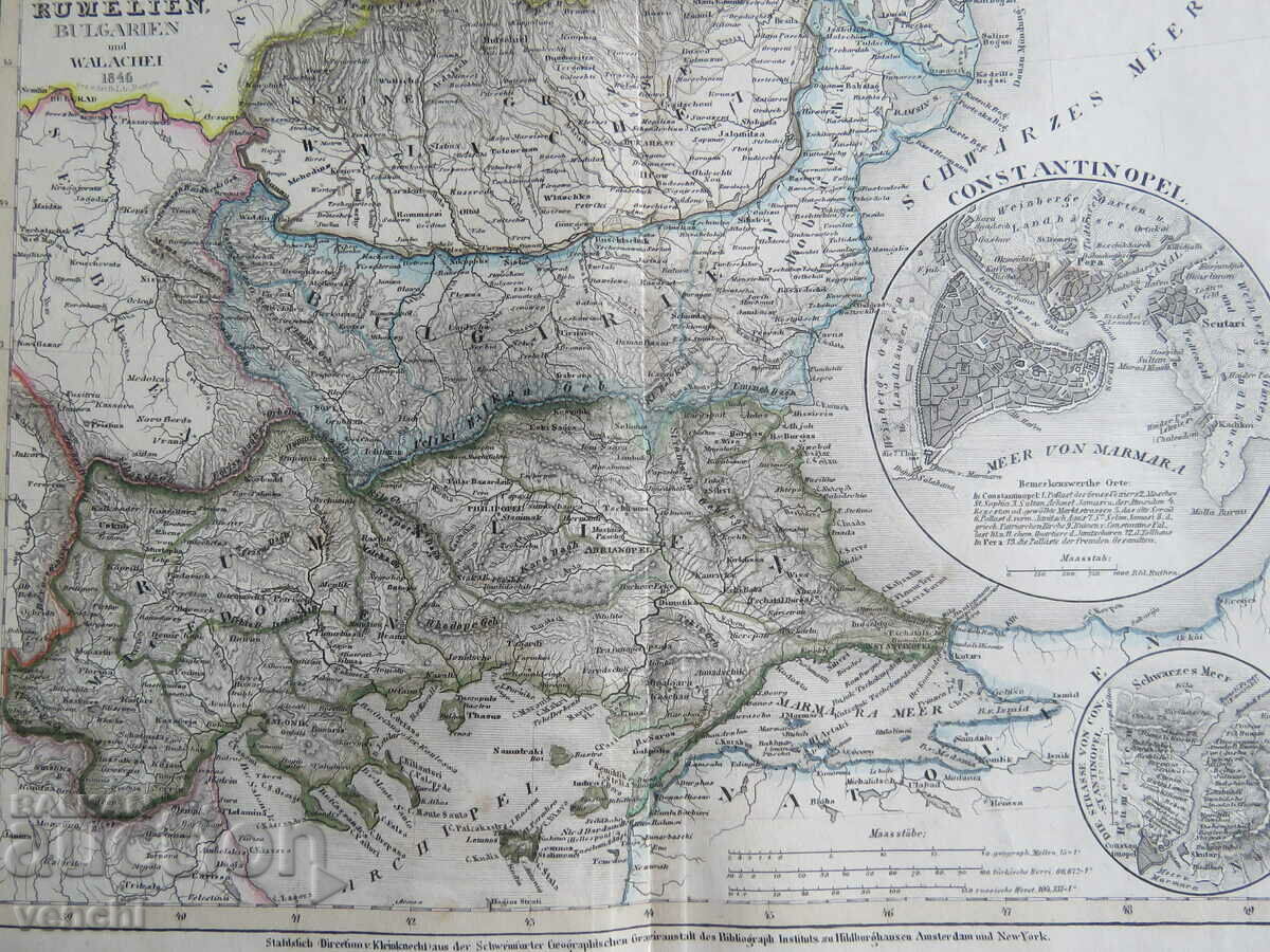 1846 - MAP OF EUROPE - ORIGINAL + - 6 1846 - MAP OF EUROPE - ORIGINAL + - 6