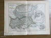 1846 - MAP OF EUROPE - ORIGINAL +