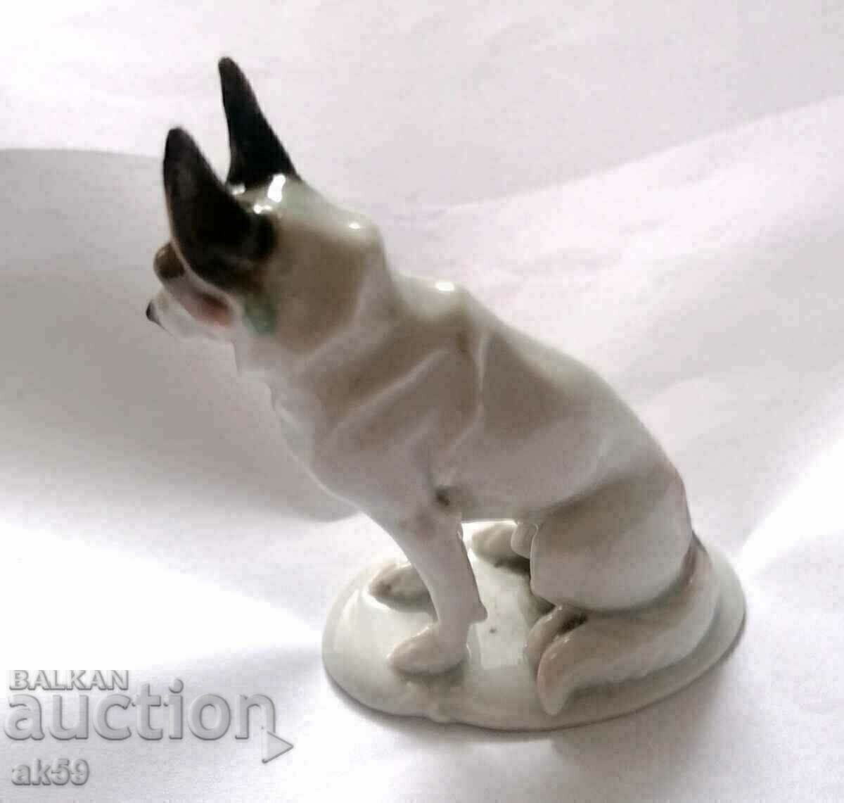 Auction Porcelain figurine Rosenthal Bavaria - German shepherd. Auction Porcelain figurine Rosenthal Bavaria - German shepherd.