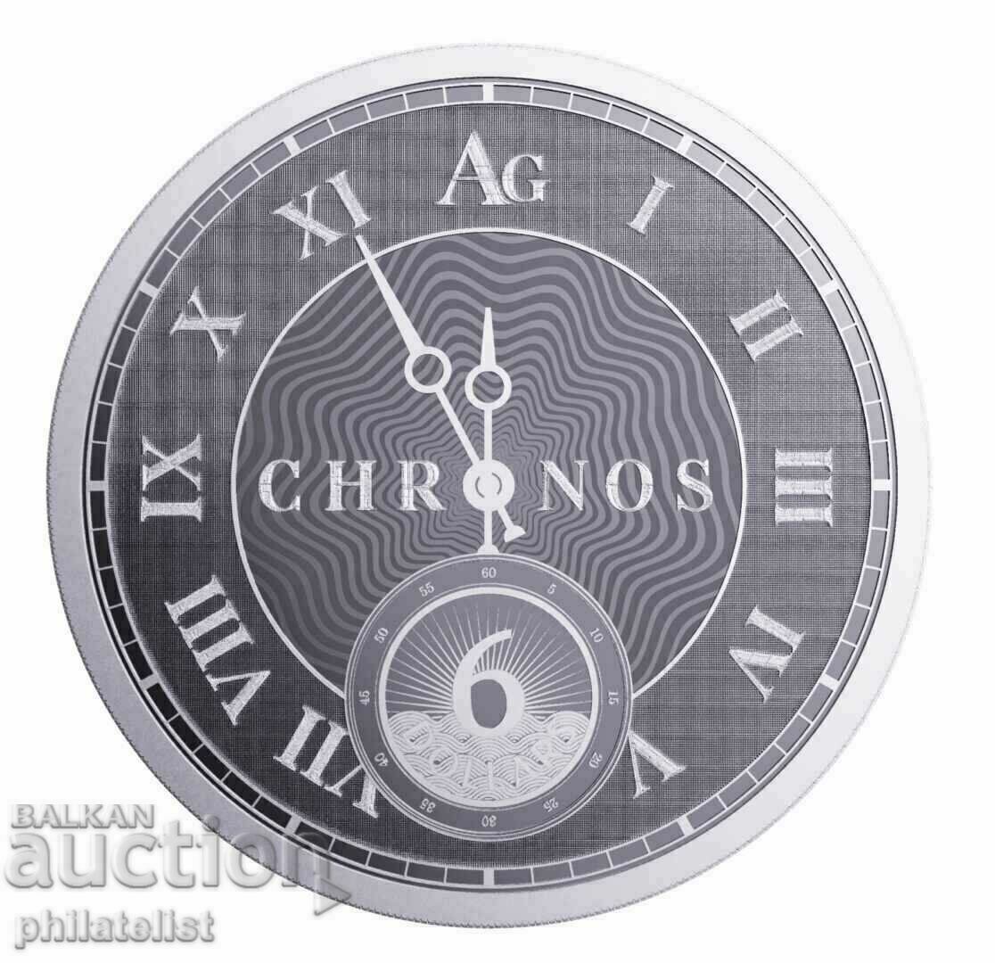 Tokelau 2024 - 6 NZD – Chronos, Watch 1 OZ