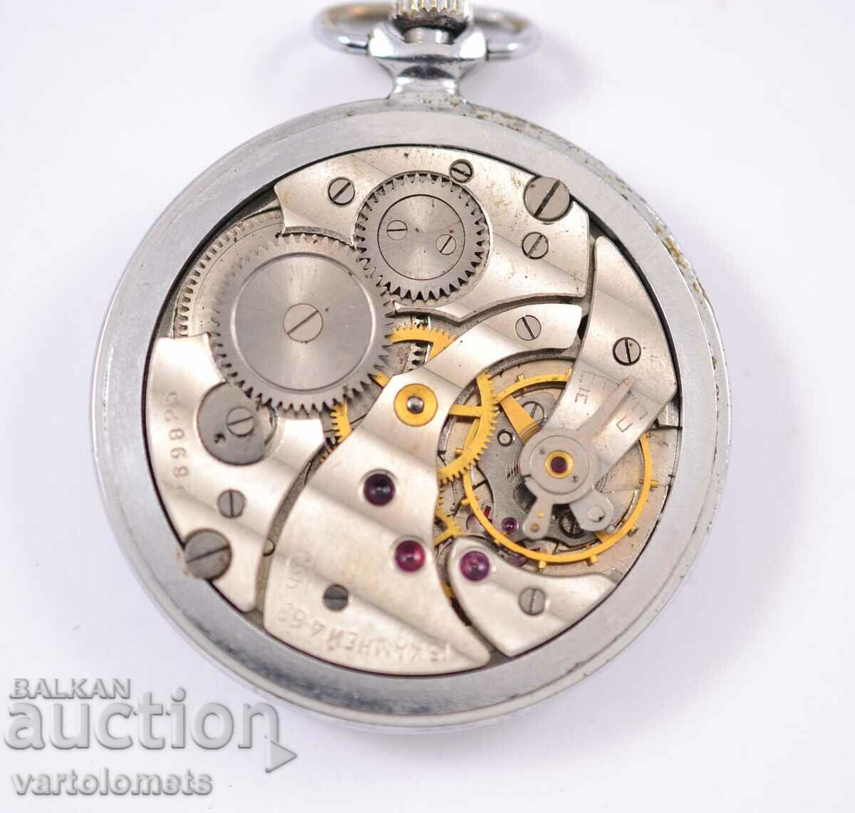Auction  Pocket watch MOLNIYA USSR 15 J - works