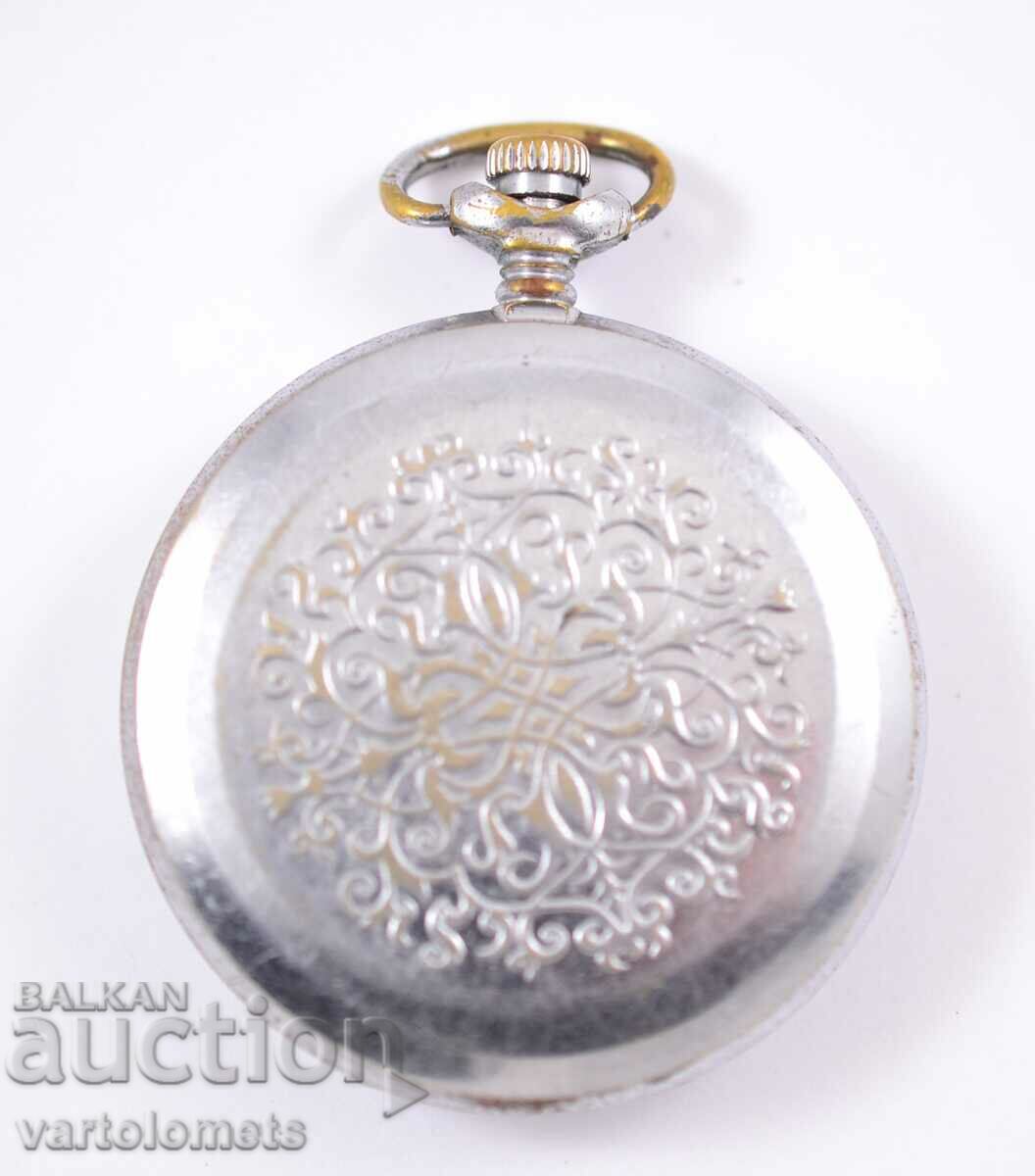 Auction MOLNIYA USSR pocket watch with covers - works Auction MOLNIYA USSR pocket watch with covers - works