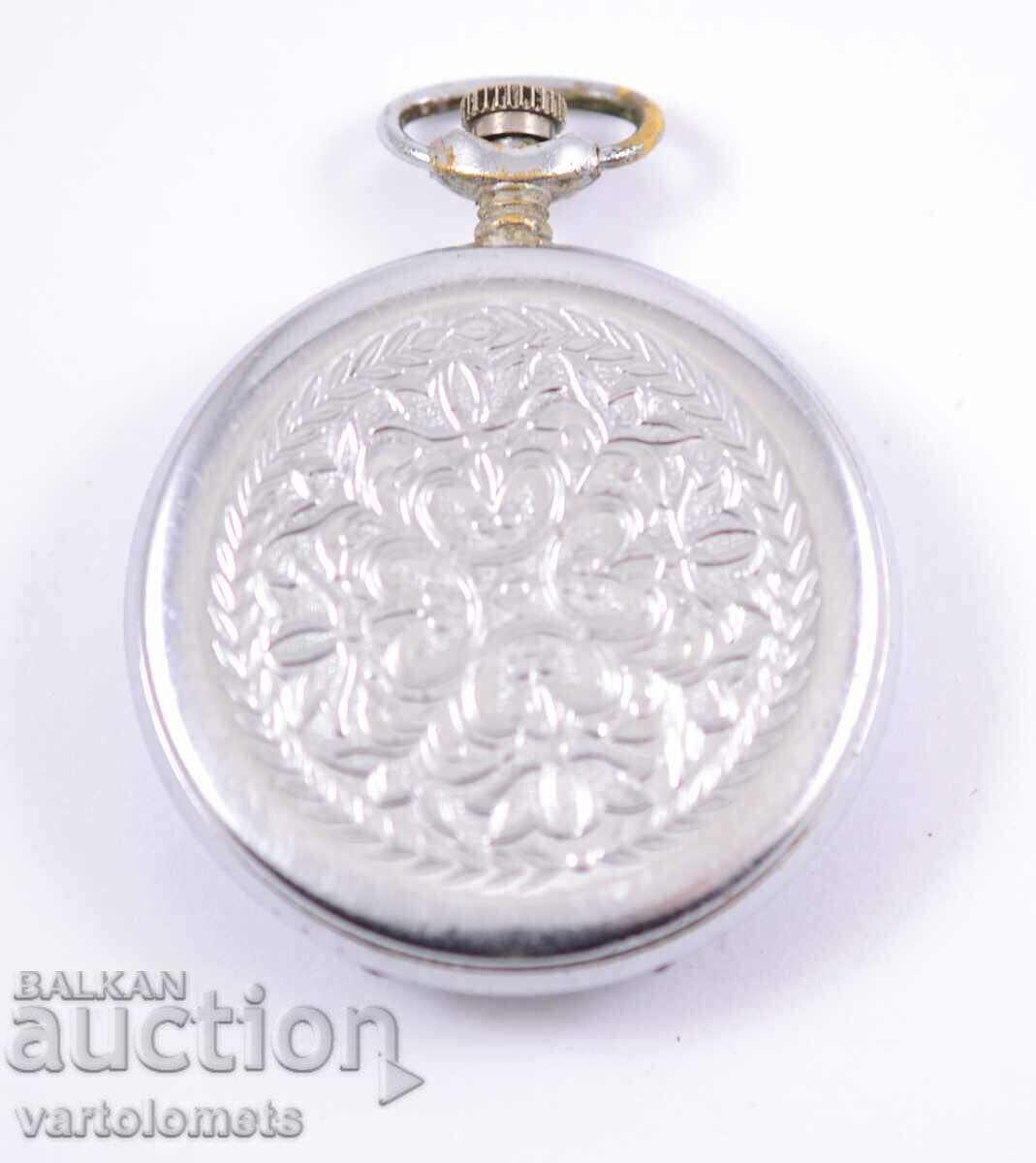 Auction MOLNIYA USSR pocket watch with covers - works Auction MOLNIYA USSR pocket watch with covers - works