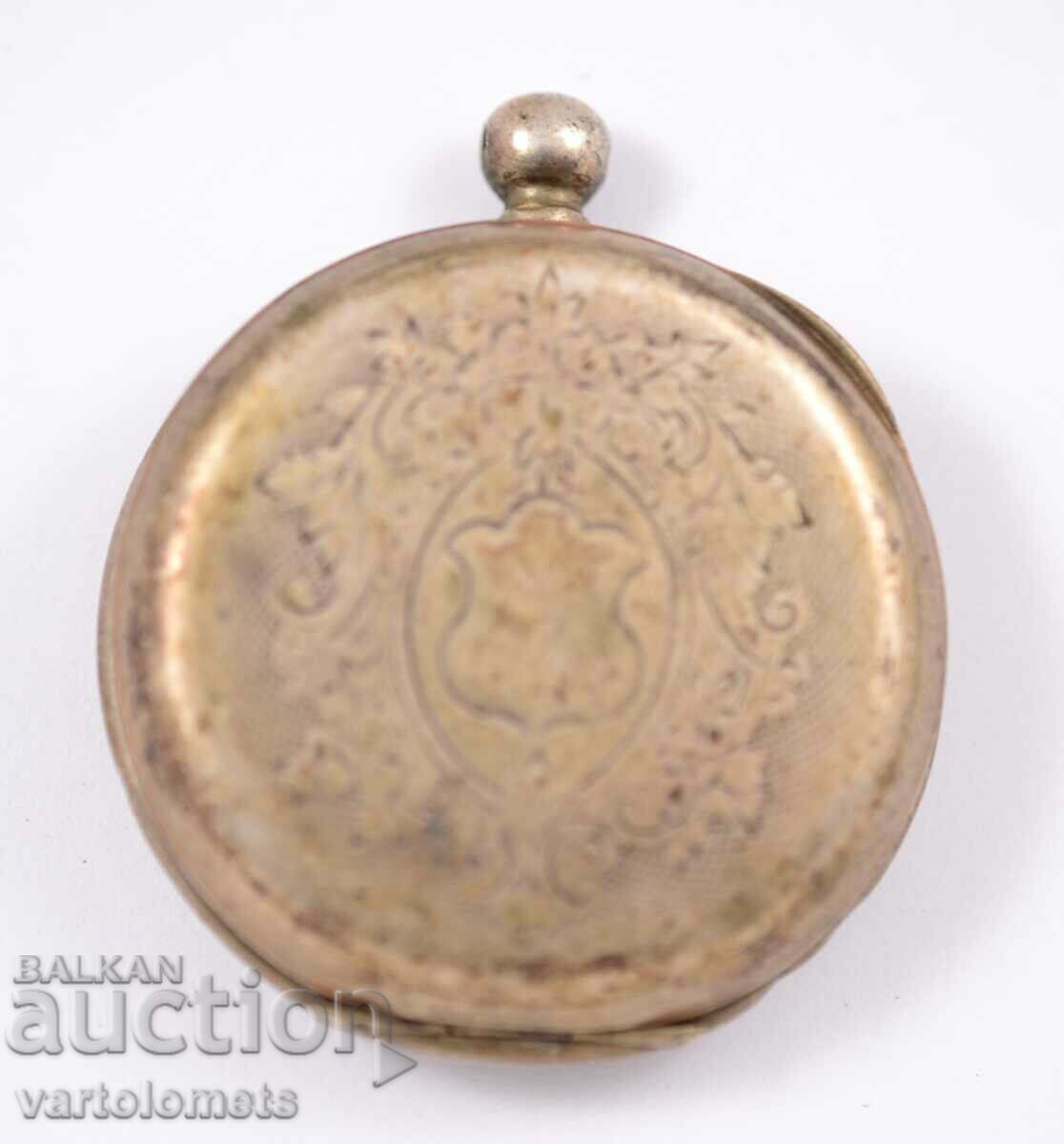 Auction  Antique Silver Pocket Watch - Not Working