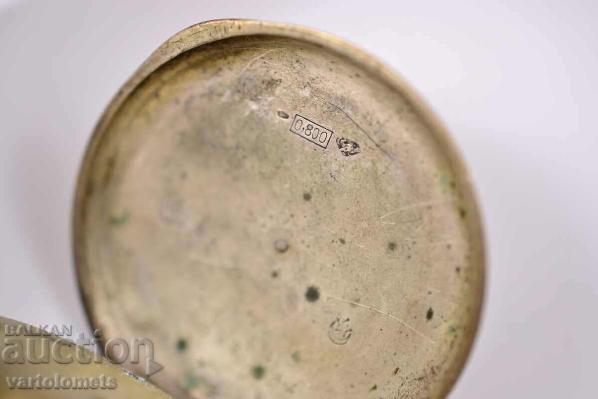 Antique Silver Pocket Watch - Not Working - 6