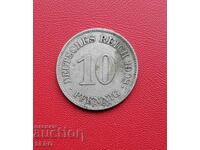 Germany-10 pfennigs 1908 E-Muldenhüten