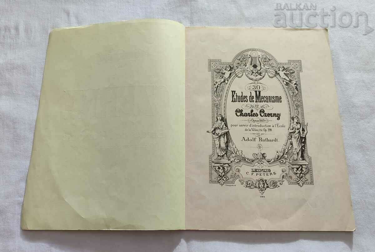 EDITION PETERS CZERNY CARL PIANO No. 2611 1972 LEIPZIG with price 15.00 BGN | € 7.67 EDITION PETERS CZERNY CARL PIANO No. 2611 1972 LEIPZIG with price 15.00 BGN | € 7.67